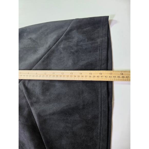 MANGOPOP Black New Faux Suede Hi-Waist Criss Cross Form Fitting Skirt SZ S - NWT - Picture 6 of 8